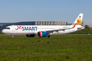 JetSMART Airbus A321-271NX (CC-DIS) at  Hamburg - Finkenwerder, Germany