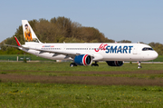 JetSMART Airbus A321-271NX (CC-DIS) at  Hamburg - Finkenwerder, Germany