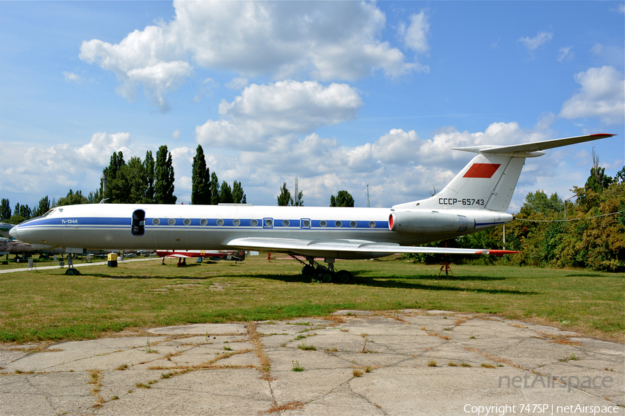 Aeroflot - Soviet Airlines Tupolev Tu-134A (SSSR-65743) | Photo 47003