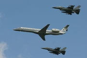 Belgian Air Force Embraer ERJ-145LR (CE-03) at  Kleine Brogel AFB, Belgium