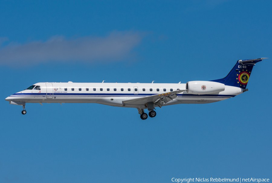 Belgian Air Force Embraer ERJ-145LR (CE-03) | Photo 251252