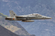 Spanish Air Force (Ejército del Aire) McDonnell Douglas EF-18B+ Hornet (CE.15-12) at  Gran Canaria, Spain