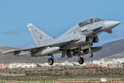 Spanish Air Force (Ejército del Aire) Eurofighter EF2000 Typhoon (CE.16-11) at  Gran Canaria, Spain
