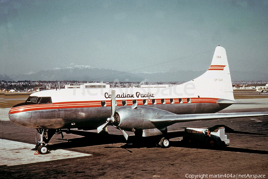 CP Air - Canadian Pacific Convair CV-240-3 (CF-CUX) | Photo 73023