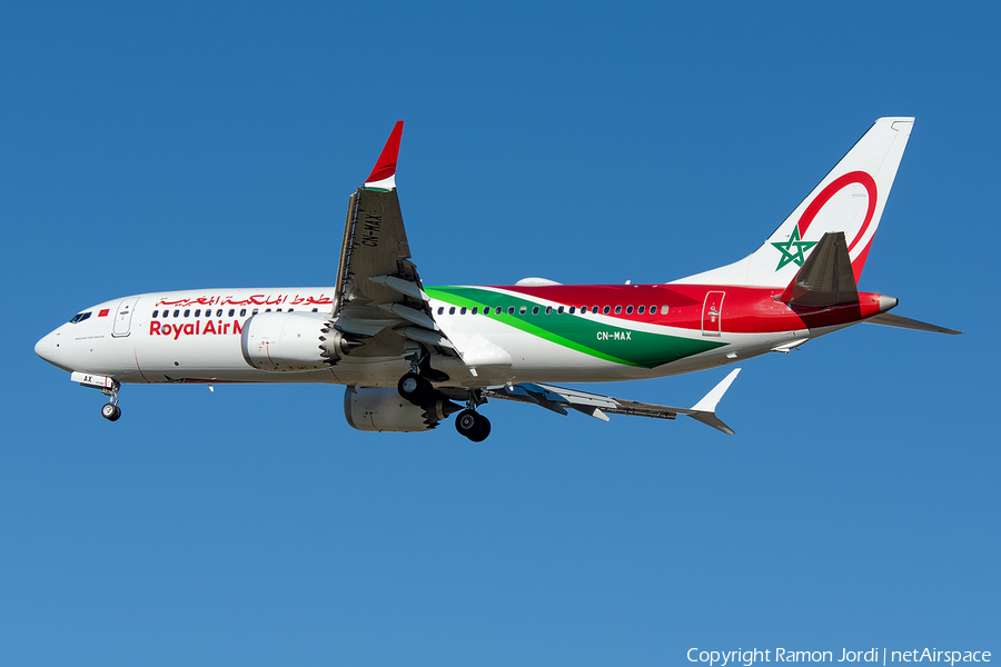 Royal Air Maroc Boeing 737-8 MAX (CN-MAX) | Photo 291982