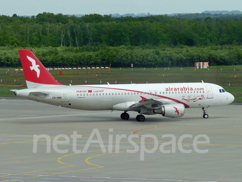 Air Arabia Maroc Airbus A320-214 (CN-NMB) at  Cologne/Bonn, Germany