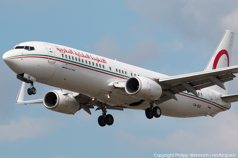 Royal Air Maroc Boeing 737-86N (CN-RGE) | Photo 193971