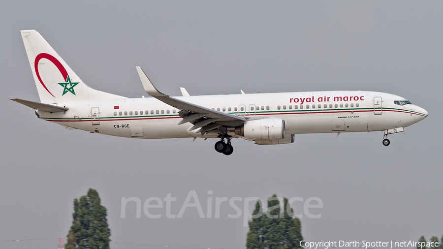 Royal Air Maroc Boeing 737-86N (CN-RGE) | Photo 337313