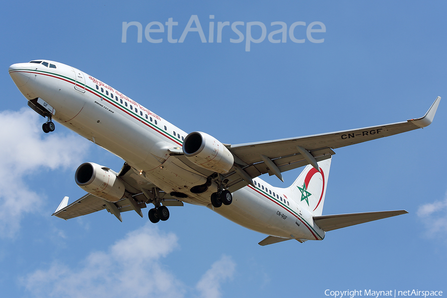 Royal Air Maroc Boeing 737-86N (CN-RGF) | Photo 424579