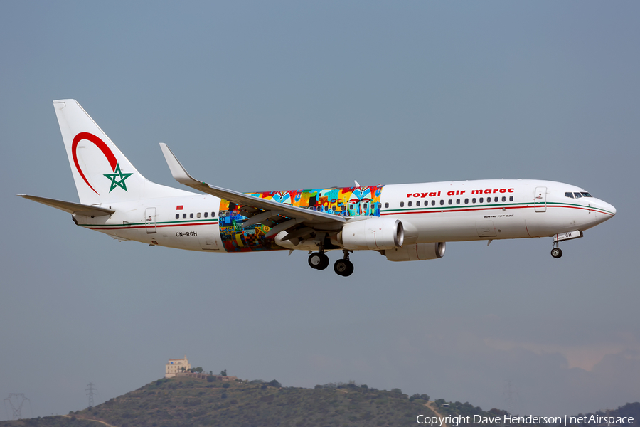 Royal Air Maroc Boeing 737-86N (CN-RGH) | Photo 158003