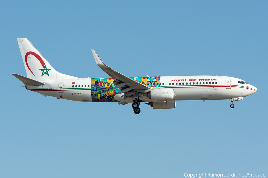 Royal Air Maroc Boeing 737-86N (CN-RGH) | Photo 263043
