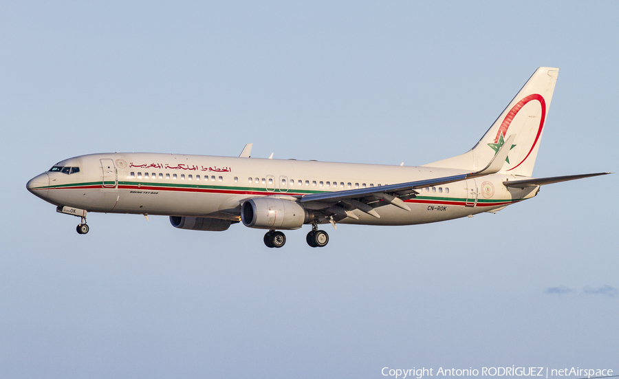 Royal Air Maroc Boeing 737-8B6 (CN-RGK) | Photo 152479