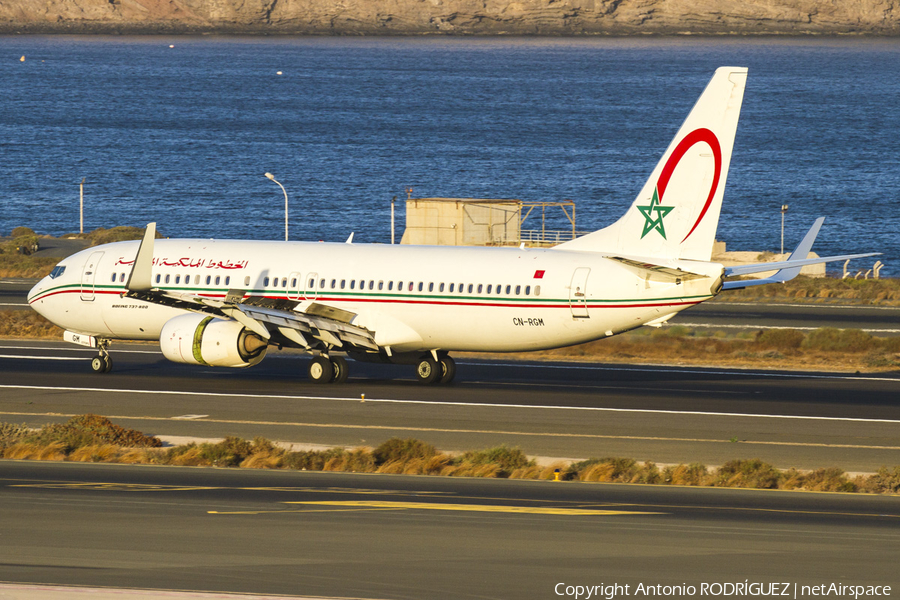 Royal Air Maroc Boeing 737-8B6 (CN-RGM) | Photo 127827