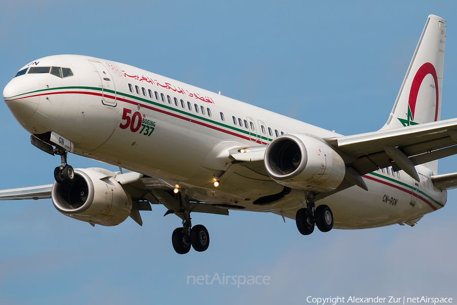 Royal Air Maroc Boeing 737-8B6 (CN-RGN) | Photo 345346