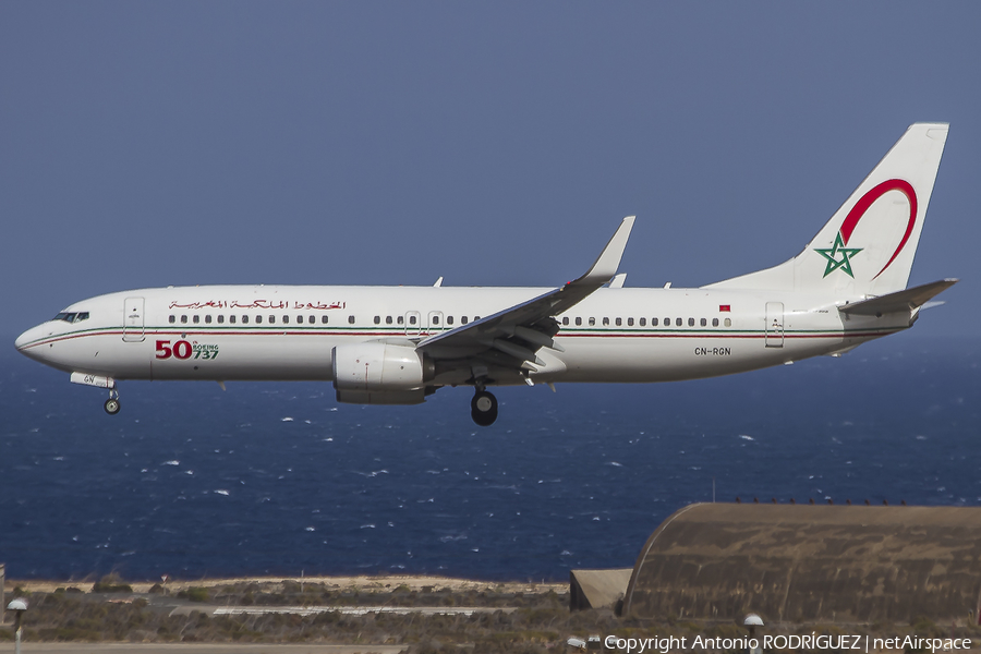 Royal Air Maroc Boeing 737-8B6 (CN-RGN) | Photo 128360