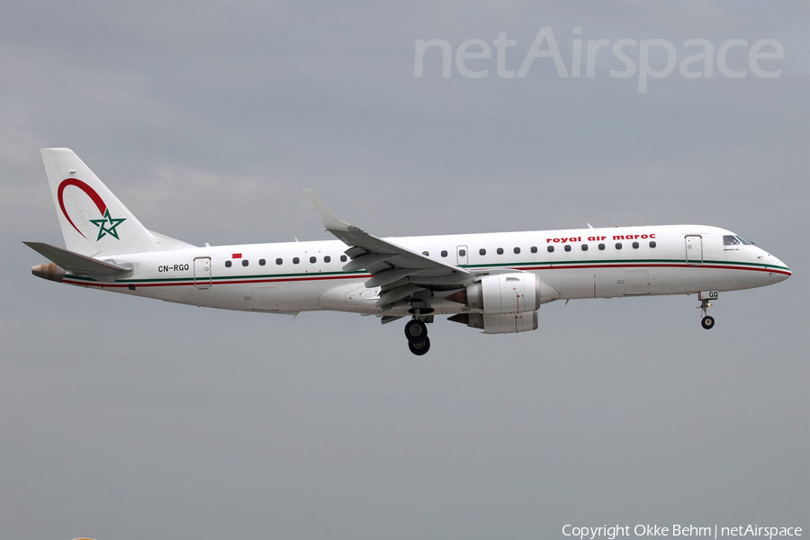 Royal Air Maroc Embraer ERJ-190AR (ERJ-190-100IGW) (CN-RGQ) | Photo 240643