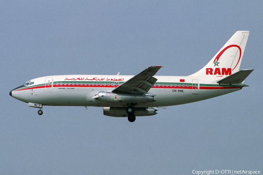 Royal Air Maroc Boeing 737-2B6(Adv) (CN-RML) | Photo 145660