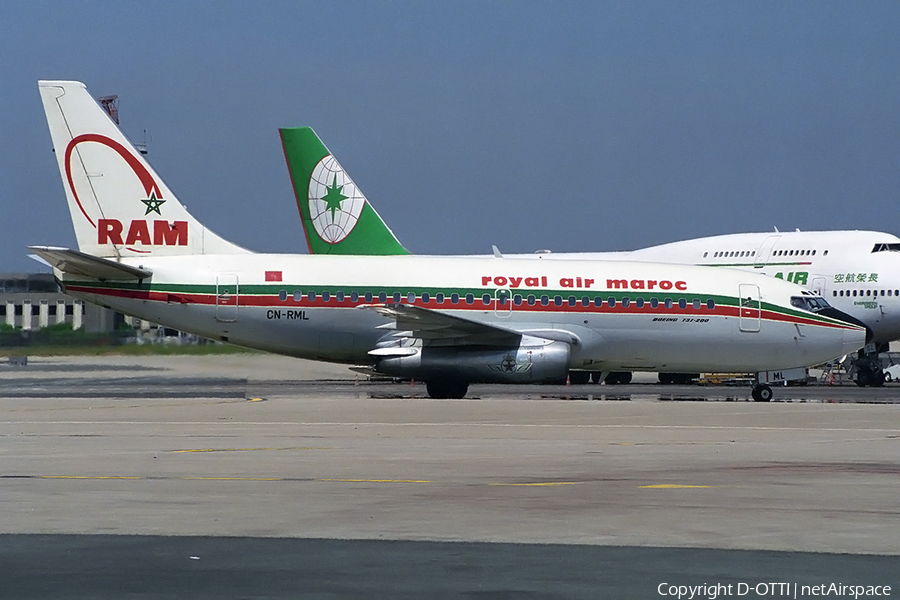 Royal Air Maroc Boeing 737-2B6(Adv) (CN-RML) | Photo 147211