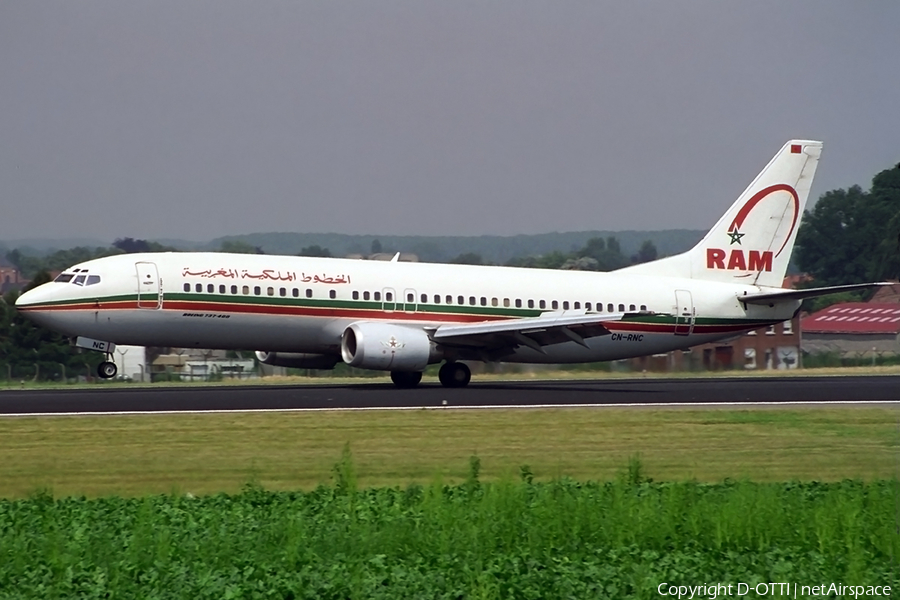 Royal Air Maroc Boeing 737-4B6 (CN-RNC) | Photo 259276