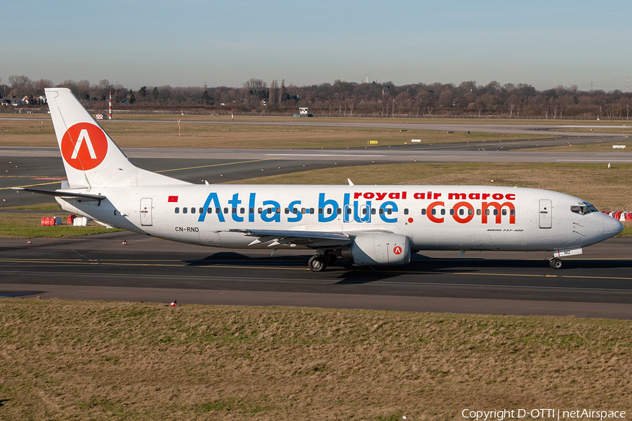 Atlas Blue Boeing 737-4B6 (CN-RND) | Photo 237673