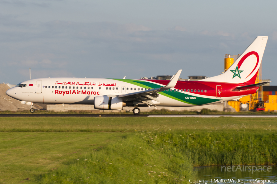 Royal Air Maroc Boeing 737-8B6 (CN-RNK) | Photo 468596