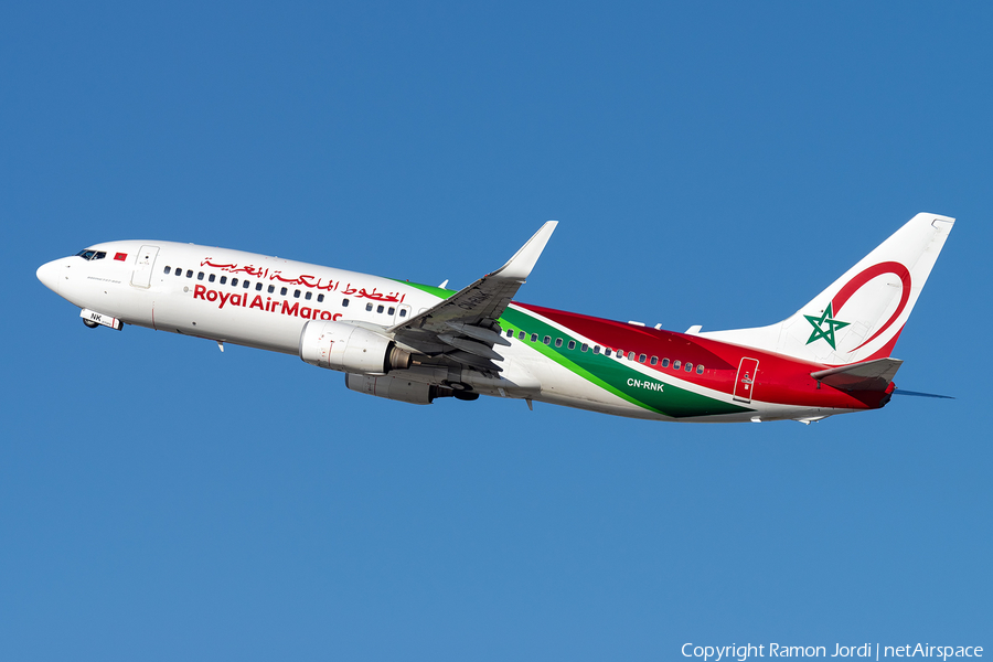 Royal Air Maroc Boeing 737-8B6 (CN-RNK) | Photo 364826