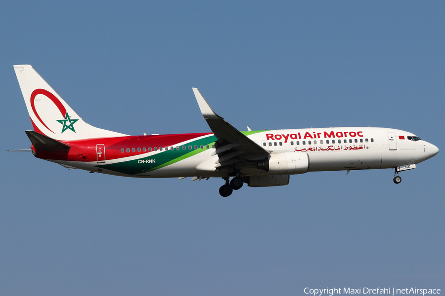 Royal Air Maroc Boeing 737-8B6 (CN-RNK) | Photo 502533