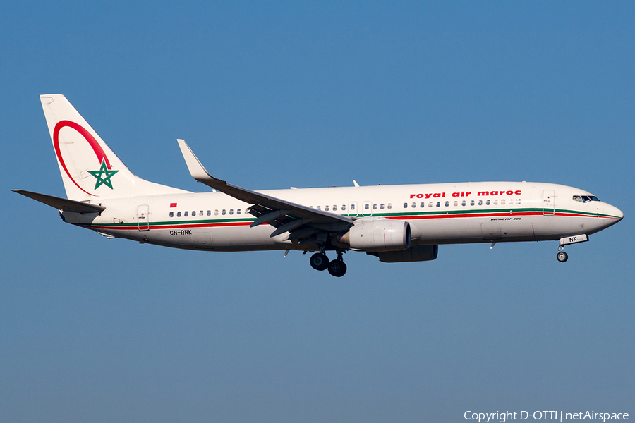 Royal Air Maroc Boeing 737-8B6 (CN-RNK) | Photo 371527