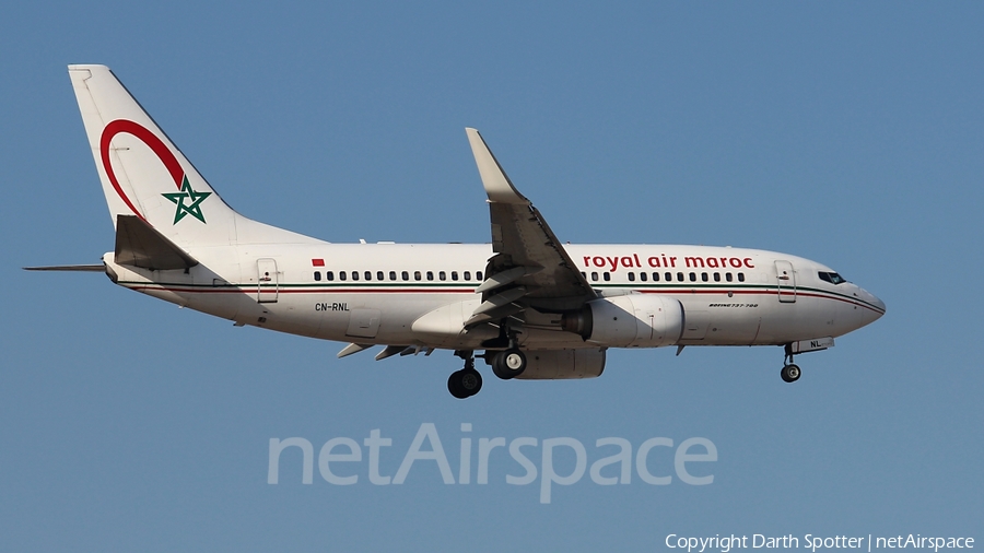 Royal Air Maroc Boeing 737-7B6 (CN-RNL) | Photo 208389