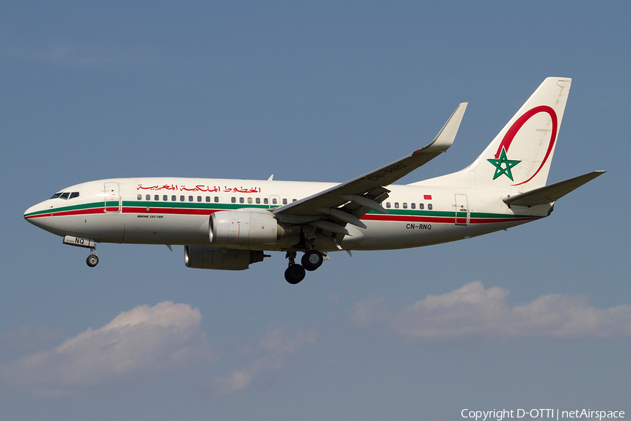 Royal Air Maroc Boeing 737-7B6 (CN-RNQ) | Photo 384810