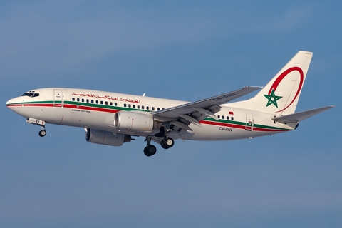 Royal Air Maroc Boeing 737-7B6 (CN-RNV) at  Frankfurt am Main, Germany