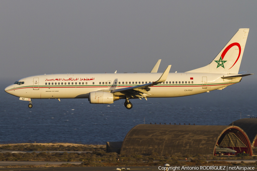 Royal Air Maroc Boeing 737-8B6 (CN-RNZ) | Photo 125969