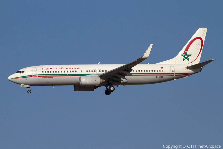Royal Air Maroc Boeing 737-8B6 (CN-ROA) | Photo 370562
