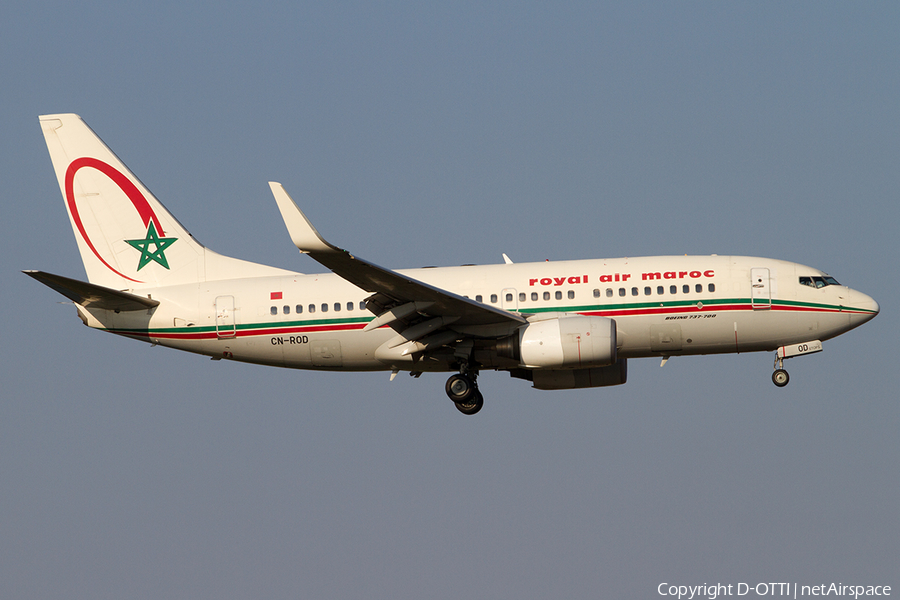 Royal Air Maroc Boeing 737-7B6 (CN-ROD) | Photo 507605