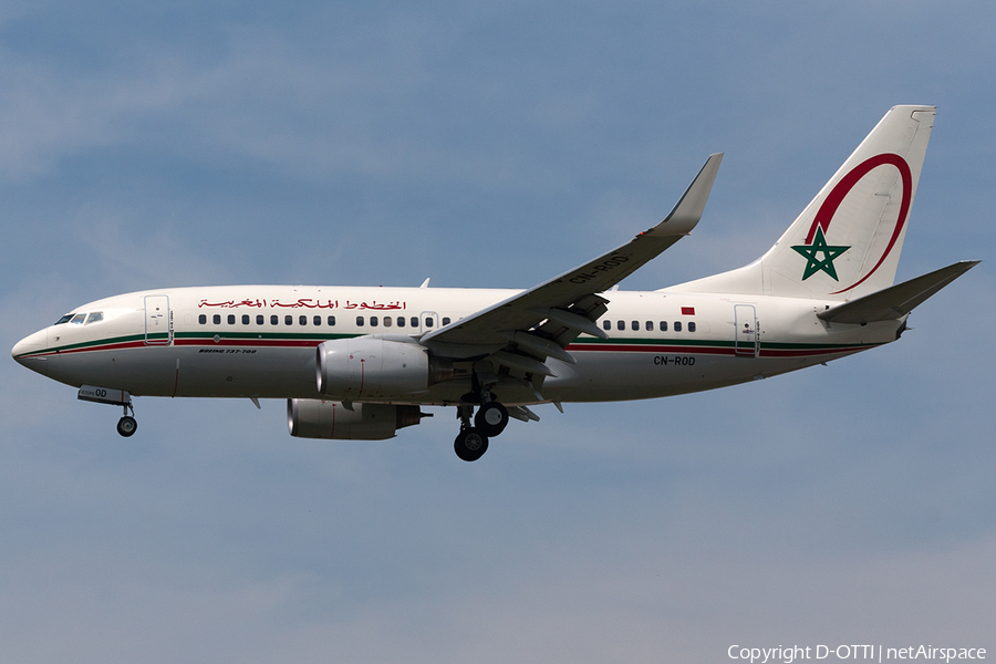 Royal Air Maroc Boeing 737-7B6 (CN-ROD) | Photo 201960