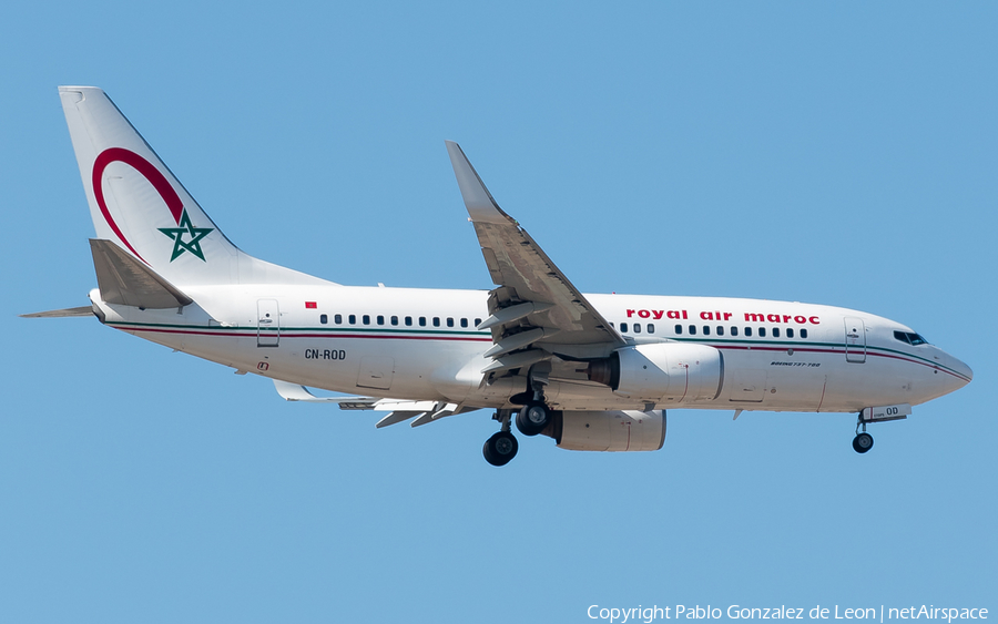 Royal Air Maroc Boeing 737-7B6 (CN-ROD) | Photo 336336