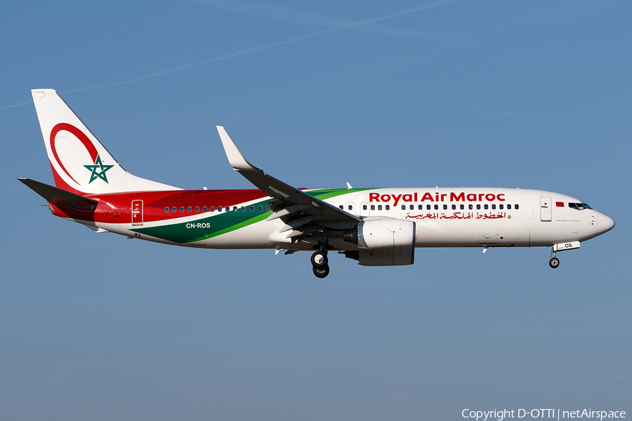Royal Air Maroc Boeing 737-8B6 (CN-ROS) | Photo 481615