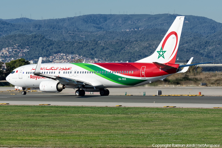 Royal Air Maroc Boeing 737-8B6 (CN-ROZ) | Photo 485468