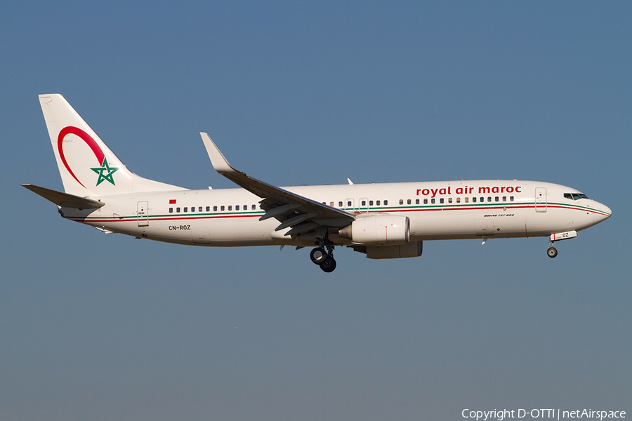 Royal Air Maroc Boeing 737-8B6 (CN-ROZ) | Photo 371507