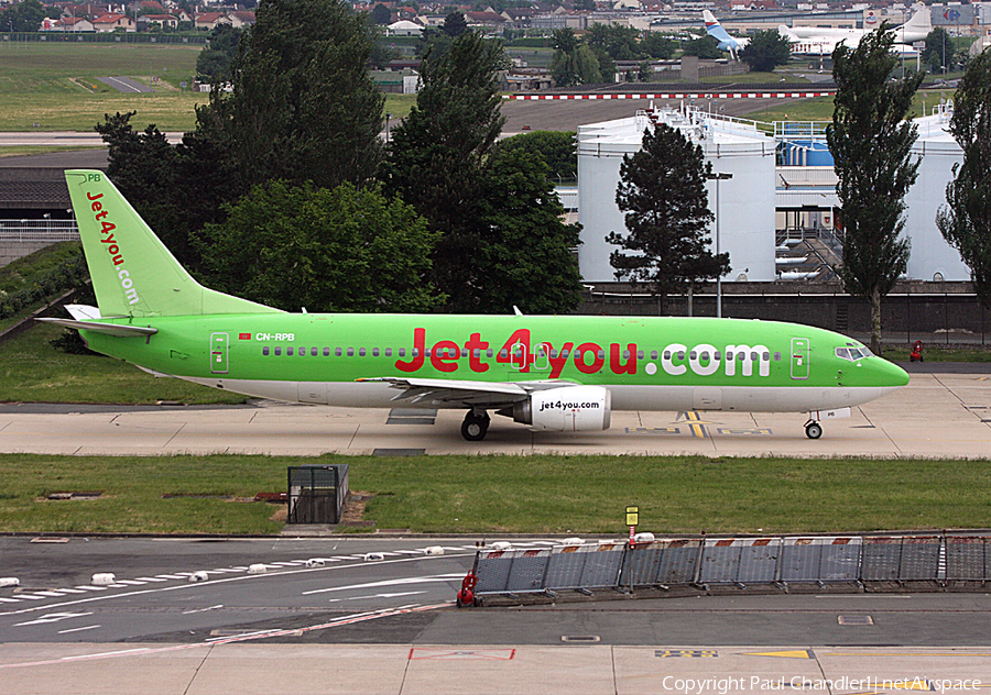 Jet4you Boeing 737-4B3 (CN-RPB) | Photo 49355