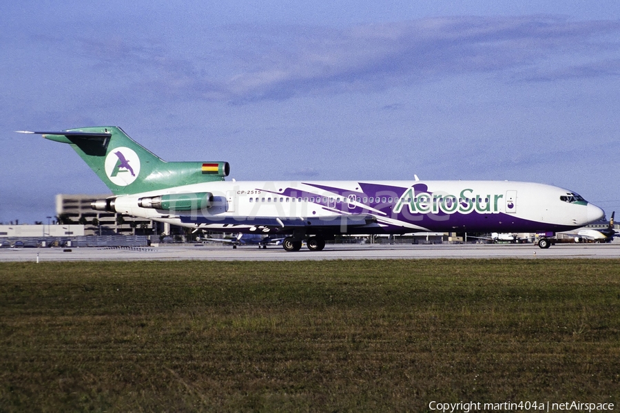 AeroSur Boeing 727-222(Adv) (CP-2515) | Photo 347845