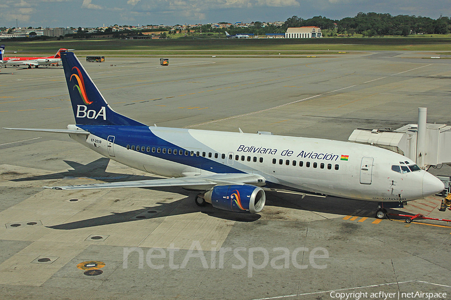 Boliviana de Aviacion Boeing 737-33A (CP-2550) | Photo 164706