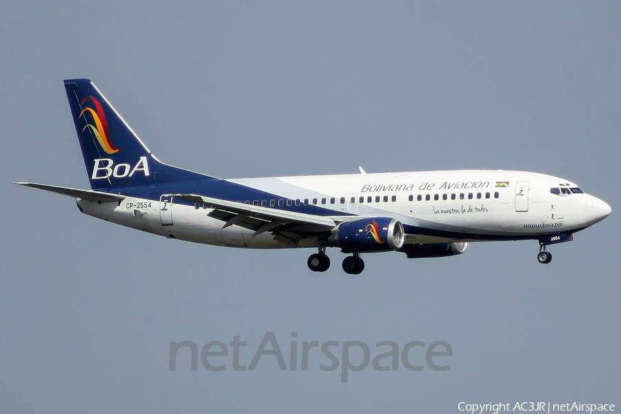 Boliviana de Aviacion Boeing 737-3Q8 (CP-2554) | Photo 328377