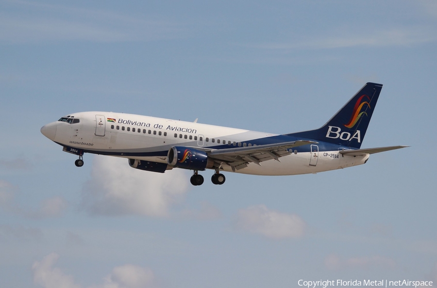 Boliviana de Aviacion Boeing 737-3Q8 (CP-2554) | Photo 296440