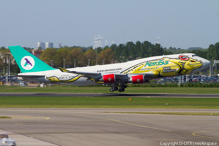AeroSur Boeing 747-443 (CP-2603) | Photo 358501