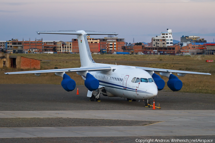 Minera San Cristobal BAe Systems BAe-146-200 (CP-2634) | Photo 251421