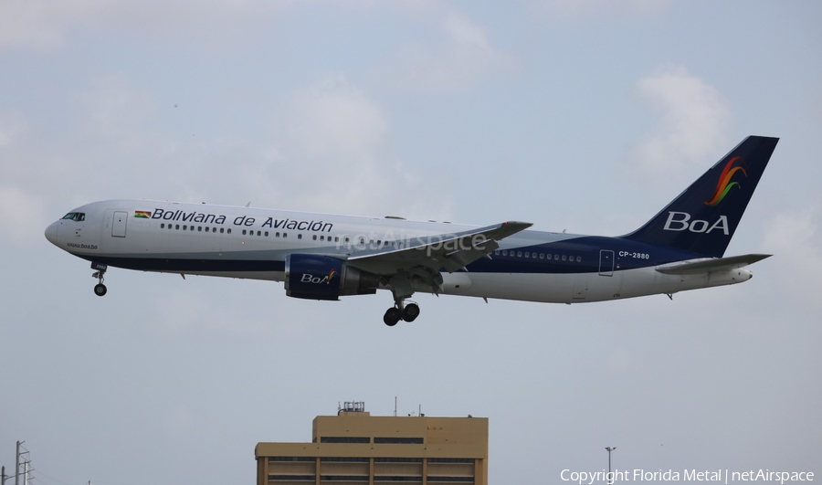 Boliviana de Aviacion Boeing 767-33A(ER) (CP-2880) | Photo 542937