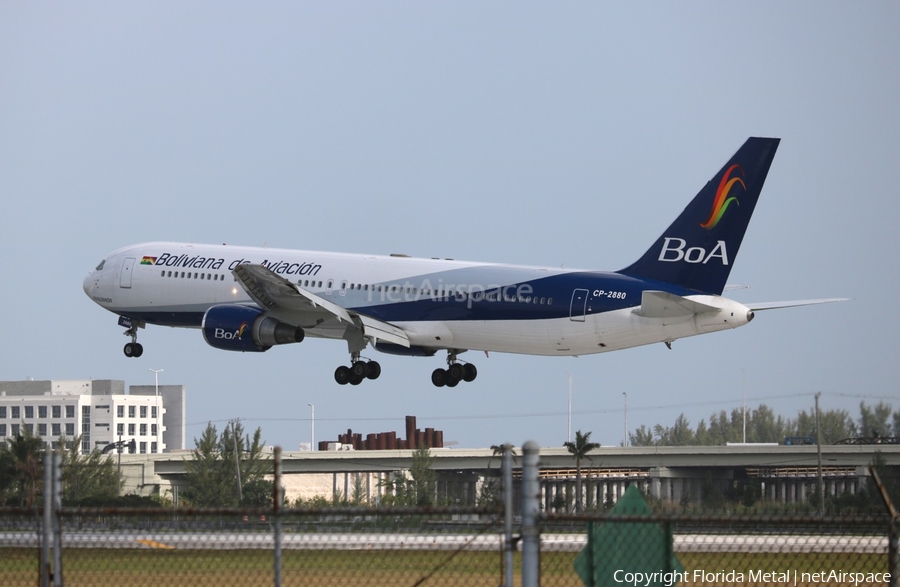 Boliviana de Aviacion Boeing 767-33A(ER) (CP-2880) | Photo 569718
