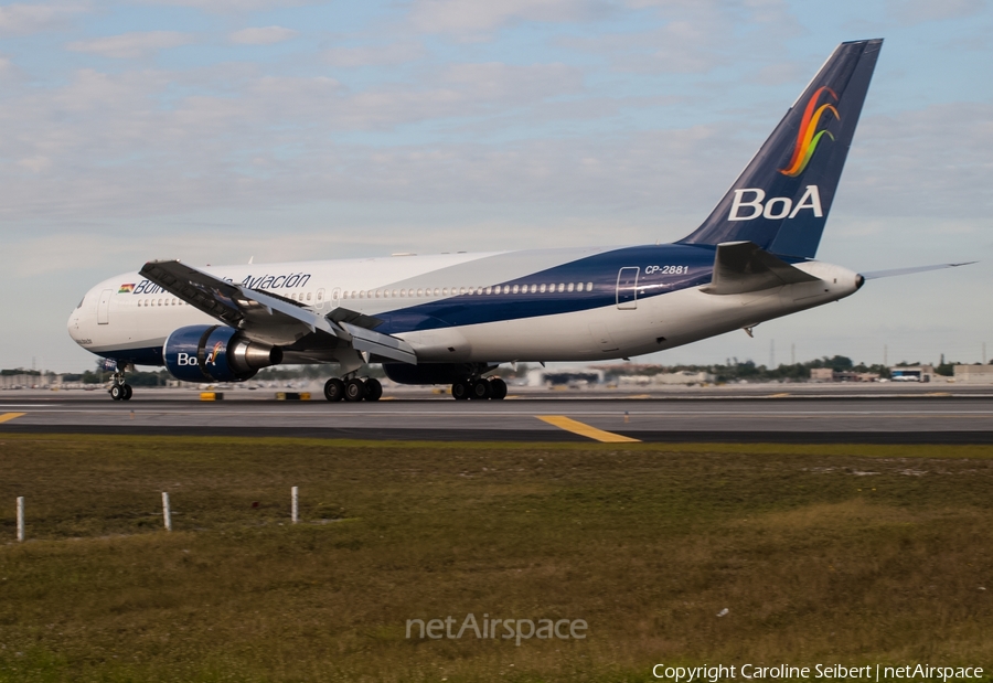 Boliviana de Aviacion Boeing 767-33A(ER) (CP-2881) | Photo 77671