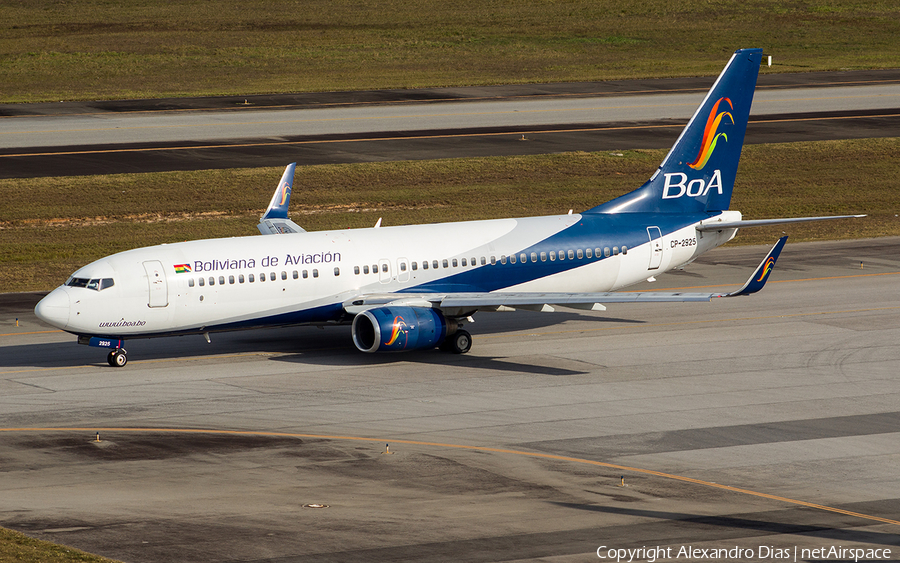 Boliviana de Aviacion Boeing 737-8Q8 (CP-2925) | Photo 522443